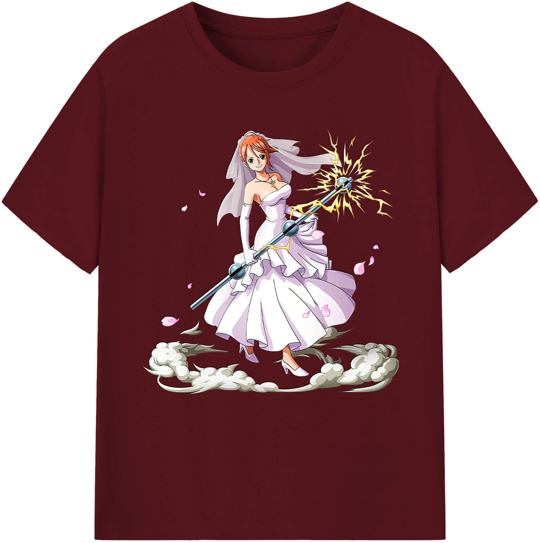 ワンピース ナミ ONE PIECE Nami 綿100％半袖Tシャツ（フロントプリント）